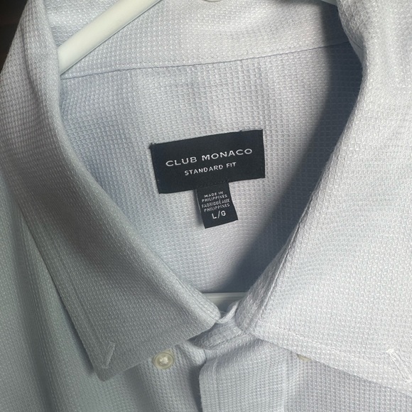 Designer Shirt CLUB MONACO Textured Long Sleeve - Picture 3 of 7